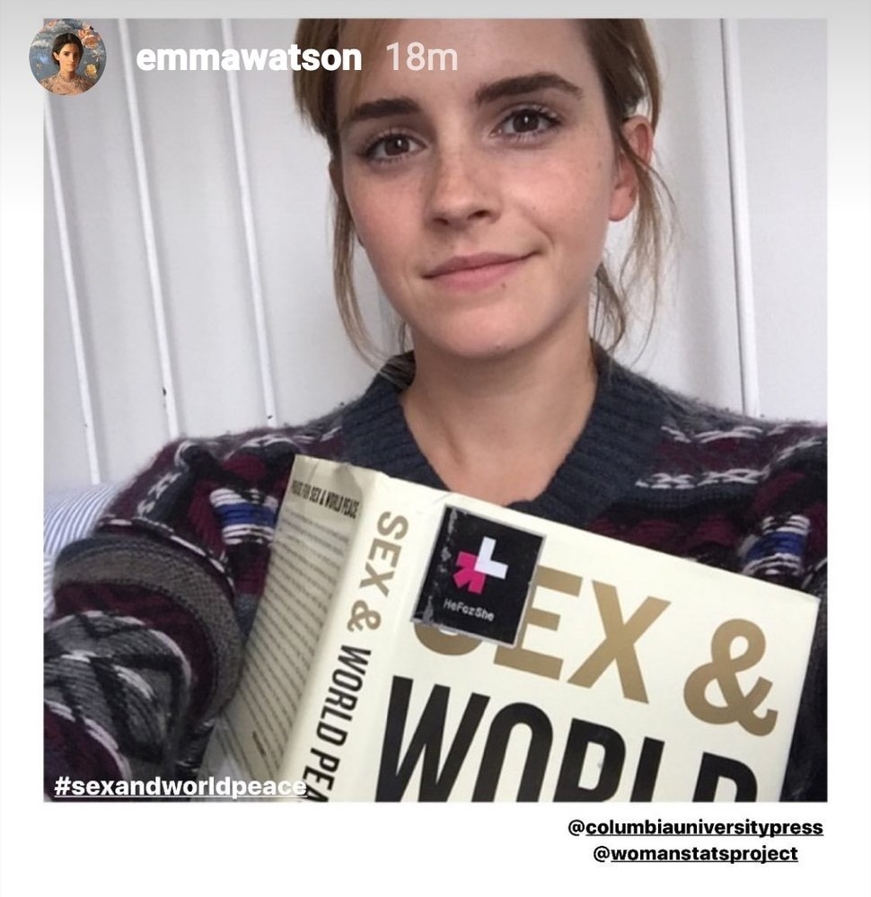 Emma Watson Chooses Sex And World Peace As Her Book Selection For International Women S Day